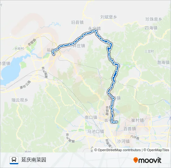 925 Bus Line Map