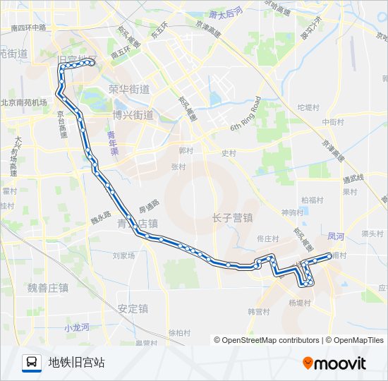 公交926路的线路图