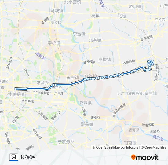 930 Bus Line Map