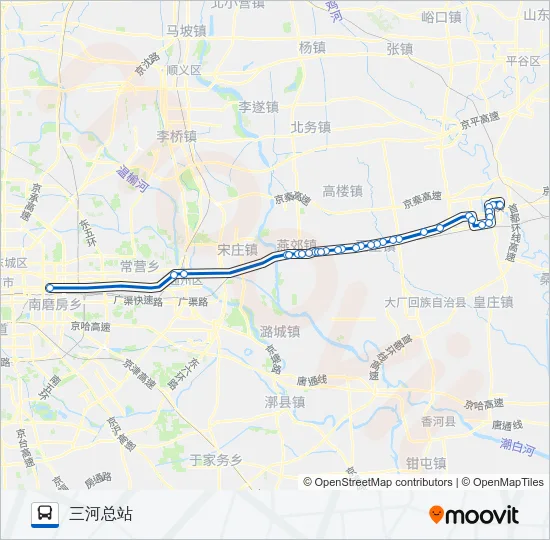 930 Bus Line Map