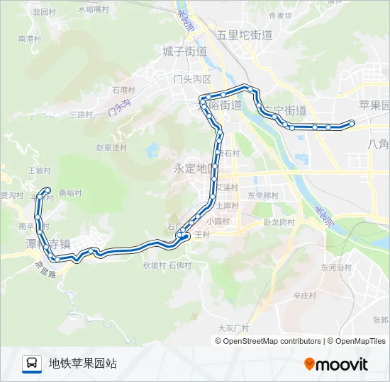931 Bus Line Map