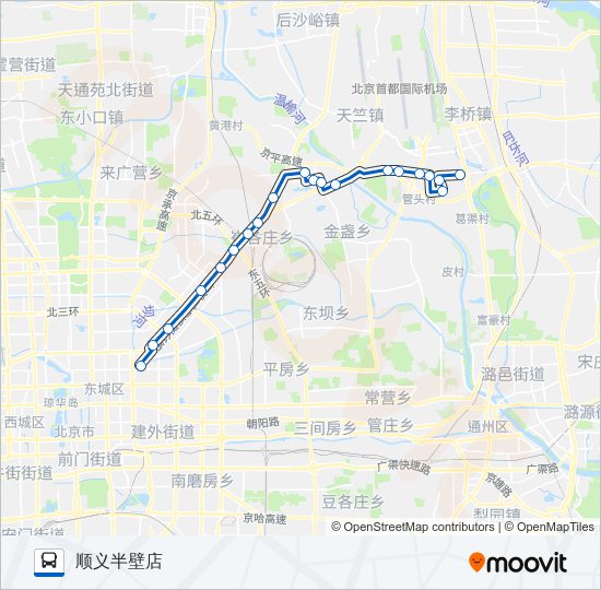 公交935路的线路图