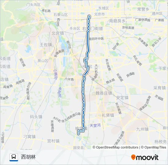 937 Bus Line Map
