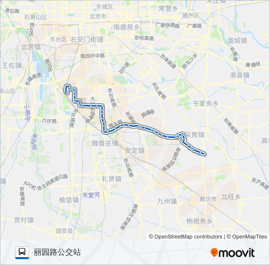 公交940路的线路图