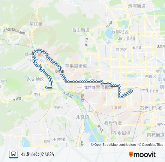 941 Bus Line Map