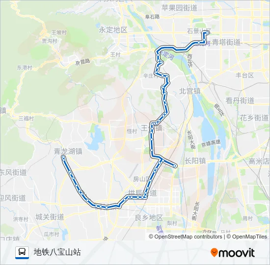 951 Bus Line Map