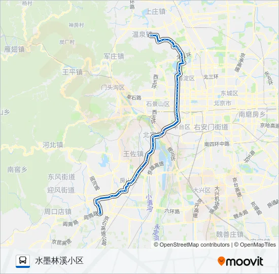 952 Bus Line Map