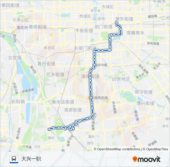 957 Bus Line Map