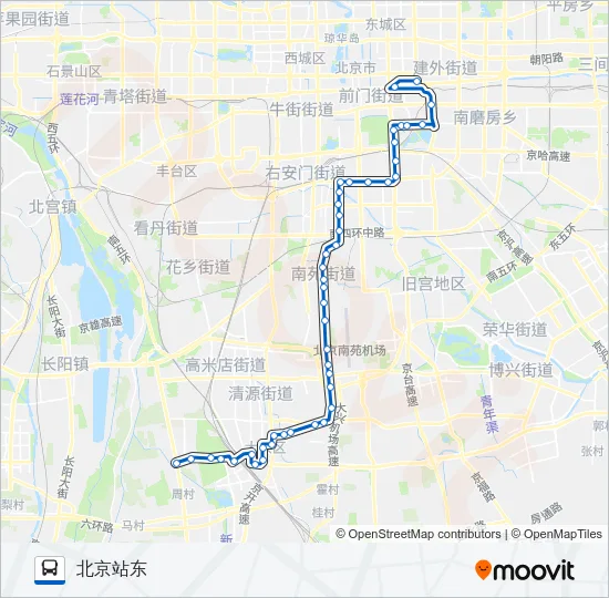 957 Bus Line Map