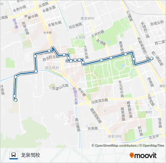 963 Bus Line Map