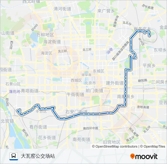 973 Bus Line Map