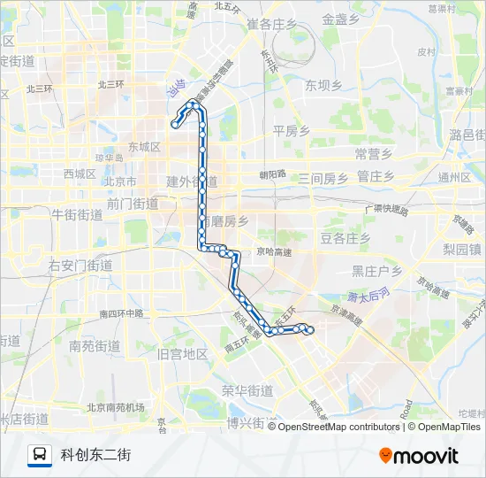 974 Bus Line Map