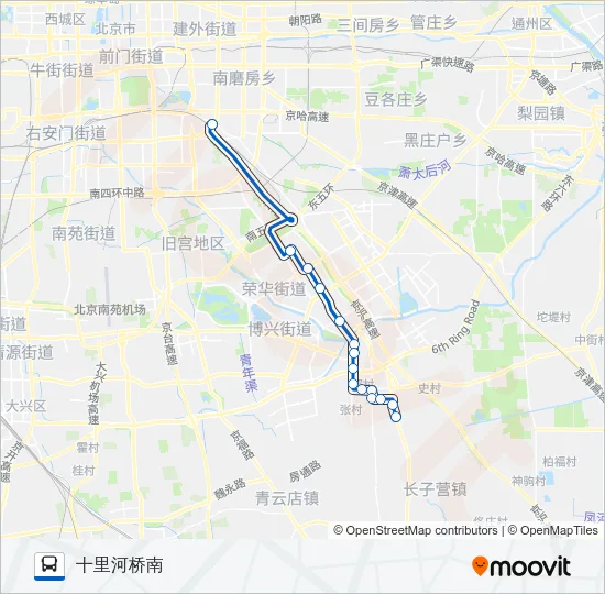 975 Bus Line Map