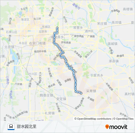 976 Bus Line Map