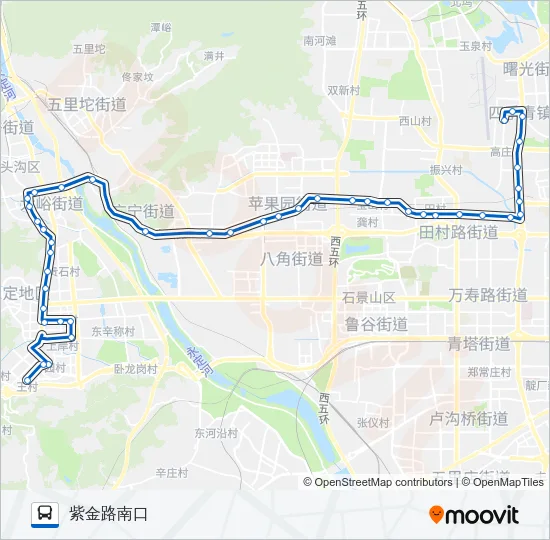 981 Bus Line Map