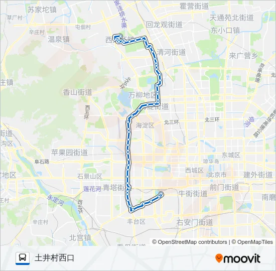982 Bus Line Map