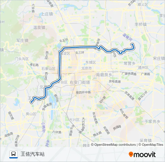 983 Bus Line Map