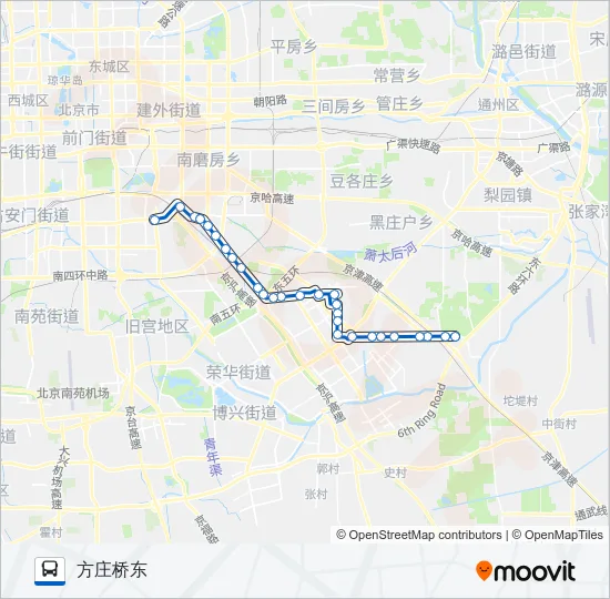 986 Bus Line Map
