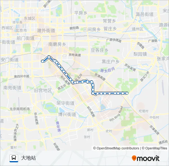 986 Bus Line Map