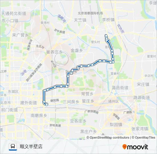 989 Bus Line Map