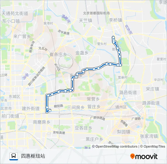 989 Bus Line Map