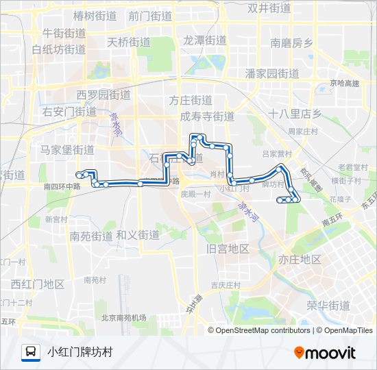 公交990路的线路图