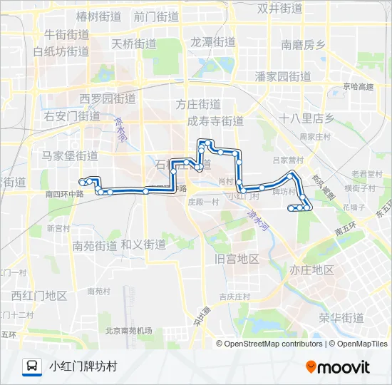 公交990路的线路图