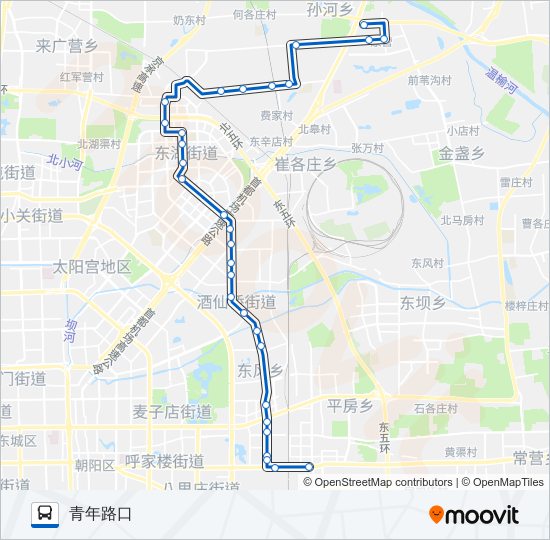 公交991路的线路图