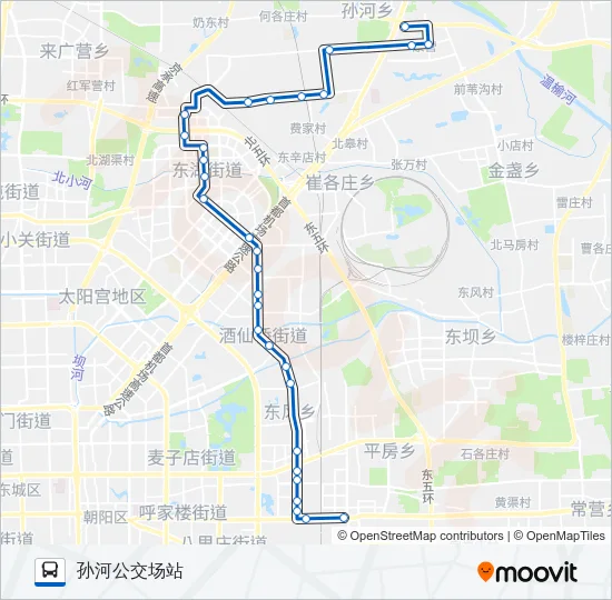 991 Bus Line Map
