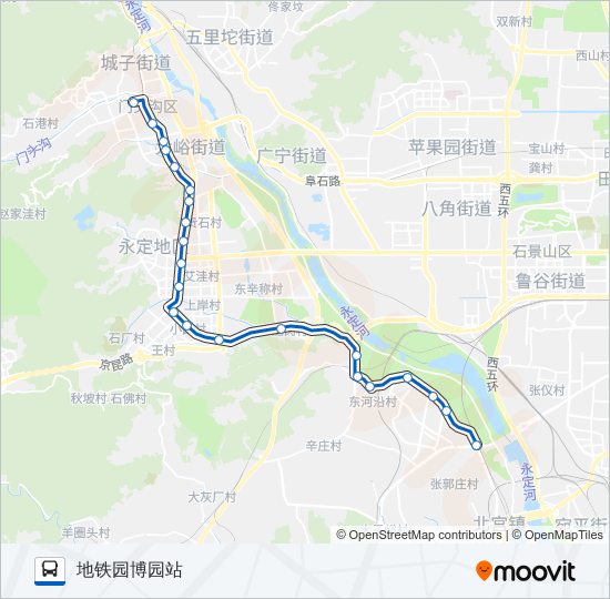 公交994路的线路图