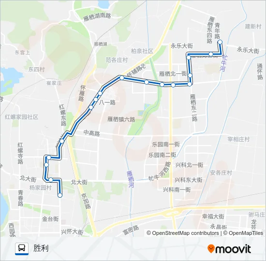 H01 Bus Line Map