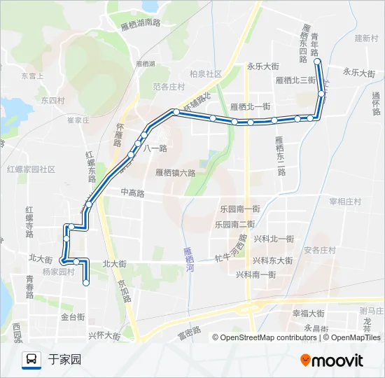 H01 Bus Line Map
