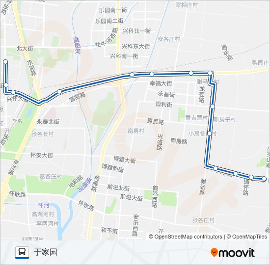 H03 bus Line Map