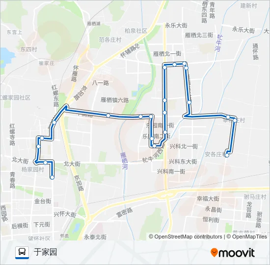 H05 Bus Line Map