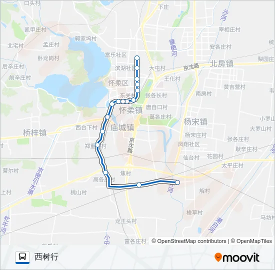 H08 Bus Line Map