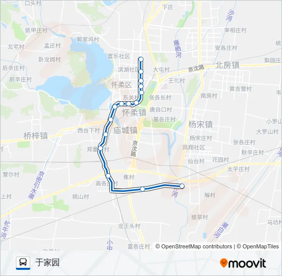 H08 Bus Line Map