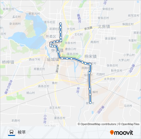 H09 bus Line Map