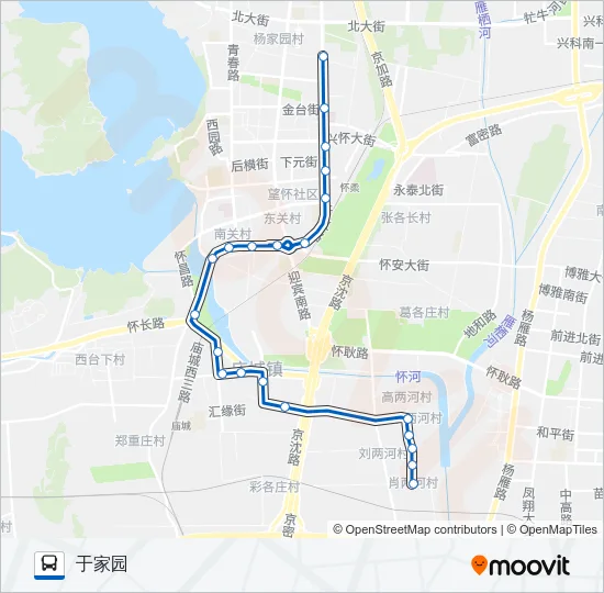 H10 Bus Line Map