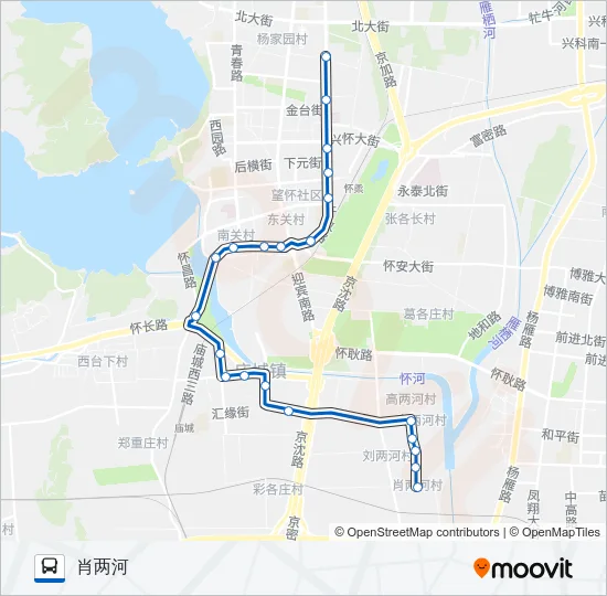 H10 Bus Line Map