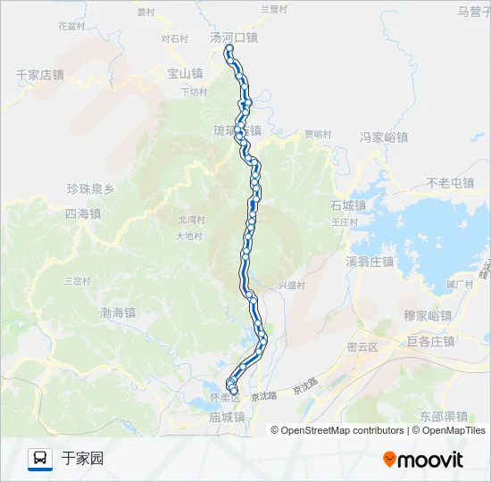 H11 Bus Line Map