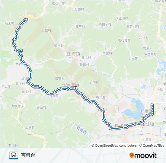 H14 Bus Line Map