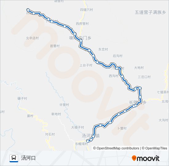 公交H16路的线路图