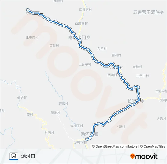 H16 Bus Line Map