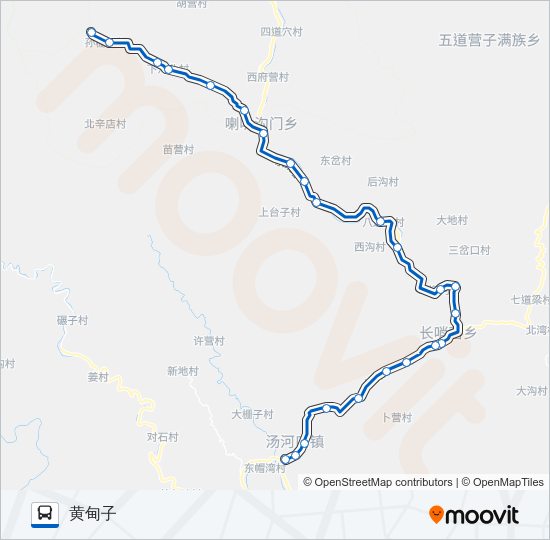 公交H16路的线路图