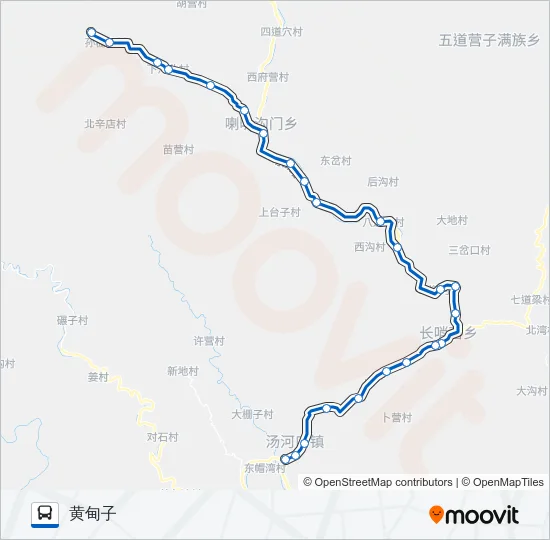 公交H16路的线路图