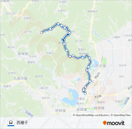 H25 Bus Line Map