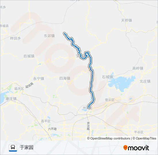 H30 Bus Line Map