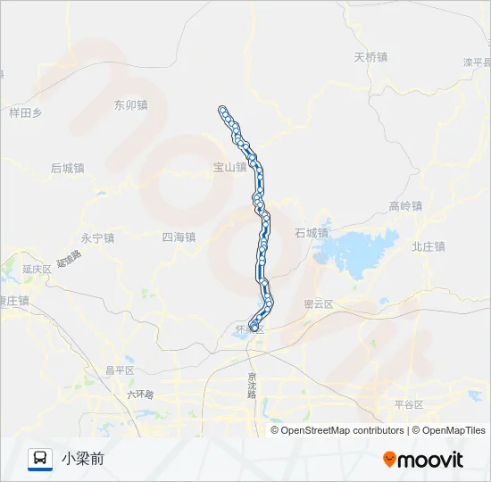 H32 Bus Line Map