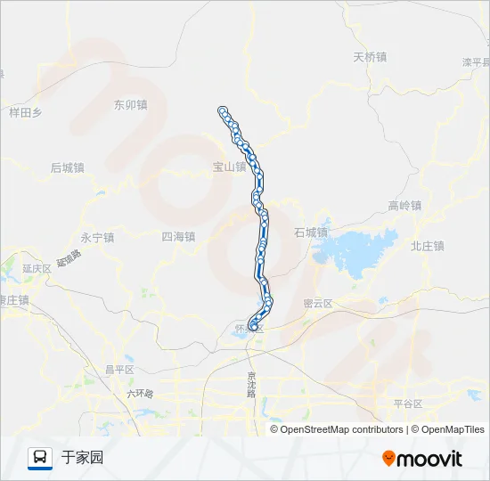 H32 Bus Line Map