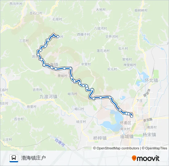 H34 Bus Line Map